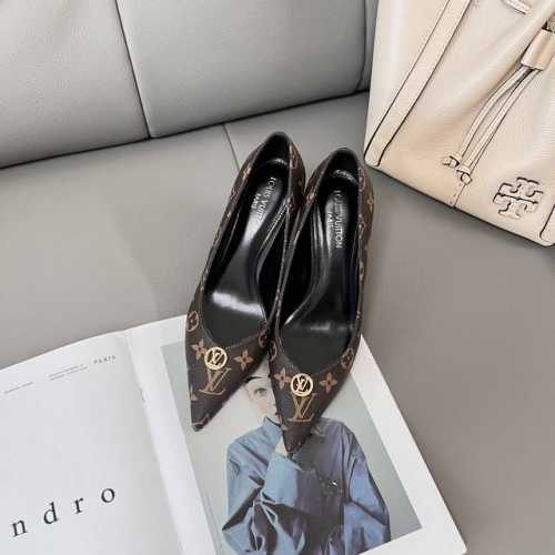 出厂： Louis Vuitton 顶级专柜 新款限定 官网上新 全球首发 Lv-路易威登 24Ss-尖头高跟 Lv高跟 Lv鞋控 Lv尖头 小红书推荐新款 顶
