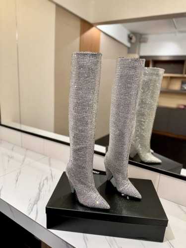 saint Laurent 圣罗兰 Ysl专柜限量款 满钻长靴。米兰走秀款kendoll Jenner 袁姗姗 宋茜同款。顶级品质做真正女王，女王主场展示你们的
