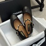 Size：35-36-37-38-39-40-41Chanel丨24A高级手工坊系列金币玛丽珍鞋芭蕾舞鞋金币复古 Vintage设计～，干练又慵懒随性 妥妥的甜