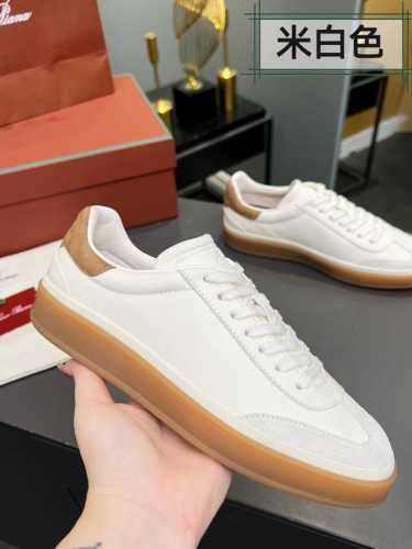 代购级，高版本 意大利 Loro Piana 诺悠翩雅tennis Walk系列 Lp情侣款德训鞋 休闲 运动鞋 板鞋 原版购入开发 做货 这款新款绒面革网球鞋