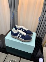 情侣款 顶级版本LANVIN浪凡最新系带时尚休闲板鞋～高品质CLAY情侣系列 当季最新潮品 众多博主纷纷种草，入购原版开模定制，鞋面和大底马克线串线缝制不封边工