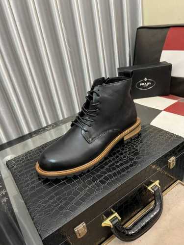 PRADA .普拉达 原单代购、高端商务皮鞋、面料：采用意大利进口小牛皮水染牛里 牛皮里特供原版大底、做工精细、实物_拍摄size：38-442色可选