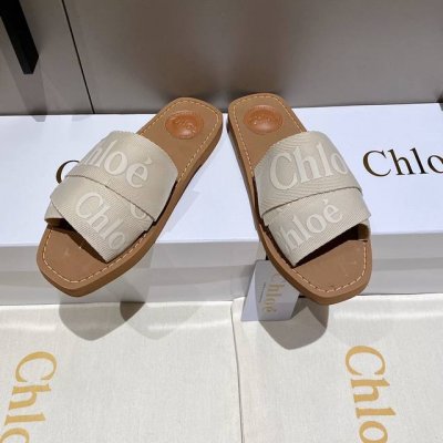 工厂批:电绣款 ，全字母款 ， 低利润，不议价，材料上涨，希望理解 Chloe 克洛伊 最新的交叉编织带罗马拖鞋 进口定做的高密度多物料组合织带 并不是一般的帆
