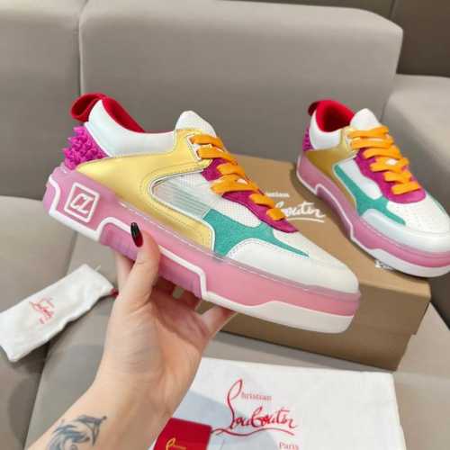 出厂价 王俊凯 杨幂 许凯 张婧仪 丁程鑫 陈牧驰 王子异 同款christian Louboutin路铂廷 2024 新品 Astroloubi 男女同款厚底