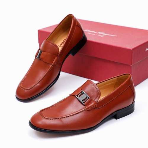 商品商标：Ferragamo 菲拉格慕 休闲皮鞋正码码数: 38-44 45订的制商品材料：精选 进口头层小牛皮鞋面+奢华五金扣，进口水染牛皮内里 强烈立体视觉