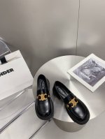 橙子出厂价 CELINE 赛琳 凯旋门芒果头厚底乐福鞋单鞋 英伦风小皮鞋完全就是大头鞋中的佼佼秀气者柔软到暴走中的标杆、可踩跟穿的哦柔感线条、火爆的凯旋门D制扣