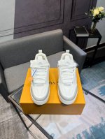Lv顶级版本 新款 代购品质lv～路易威登lv Trainer最好看的运动鞋，驴牌力推新品，官网限定款复古篮球运动鞋！高帮低帮均花血本购入原版1:1精准复刻、细