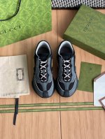 Gucci Run系列男款整双鞋子采购Zp开发打造，全部定制材料，独家开模大底，细节全部对版出货，连包装也做到跟正品一样。码数:男39-44