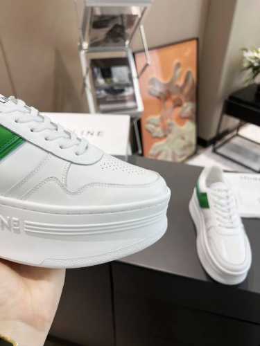 冲量价: Celine Ss 厚底小白鞋 这款celine春夏的新品，非常百搭的绝对不会出错的一款，特别是在搭比较长的阔腿裤牛仔裤时效果非常好，可以很好的拉长比