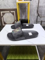 实价 情侣款 GUCCI-古奇 百搭休闲拖鞋，进口原版材质，羊皮内里 高档舒适，原版大底轻盈耐磨！纯手工制作，细节决定品质！37-44 35.36.46.47定