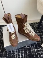 代购级 27QUAI 25ss 春夏新款 走秀款德训 拳击靴 休闲靴设计理念源于拳击靴和芭蕾舞鞋两者的结合，动感而柔美～体现了纯正的运动元素和混合的魅力从柔和的
