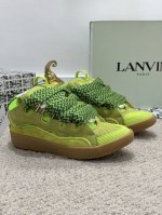 出厂价 实价 Lanvin浪凡 最新系带时尚休闲情侣板鞋 高品质clay情侣系列 当季最新潮品 众多博主纷纷种草 入购原版开模定制 鞋面和大底马克线串线缝制不封