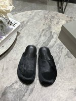女 男10, Rick Owens25Ss情侣款弧形勃肯半拖系列 Megalace Mule Granola 暗黑先锋五芒星疯狂系带款家族标识设计.牛皮四合扣後