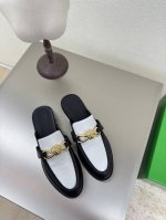 BOTTEGA VENET*女士Astaire乐福拖鞋 原版一比一做法 一致结绳五金熊猫色 当今流行的又一趋势 天花板啦最全色百搭 精致平底 包裹面料 同色跟皮