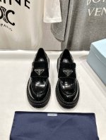 高版本出厂 Prada* 普拉达ss24New Arrival～P家2024Ss春夏新品三角扣单鞋 乐福鞋 顶级品质 经典三角标，经典鞋型，可以给予满眼的爱意