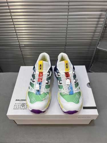顶级版本：情侣款 Salomon萨洛蒙x Mm6马吉拉 联名 X-Alp系列 情侣款 户外 休闲 运动鞋 穆勒 半拖鞋 原版购入开发 做货 这款由mm6全新演绎