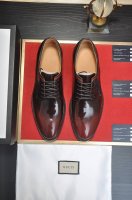 出厂价 意大利顶级奢侈男鞋巨头 GUCCI 古奇 全牛皮内里 新款报到原汁原味的欧式风格 赏心悦目为了让鞋子更加耐用不变形制作继续沿用传统做法 但仍然不乏创新皮