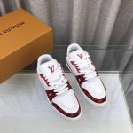 Lv顶级版本 新款 代购品质louis Vuitton路易威登trainer最好看的运动鞋，驴牌力推新品，官网限定款复古篮球运动鞋！高帮低帮均花血本购入原版1: