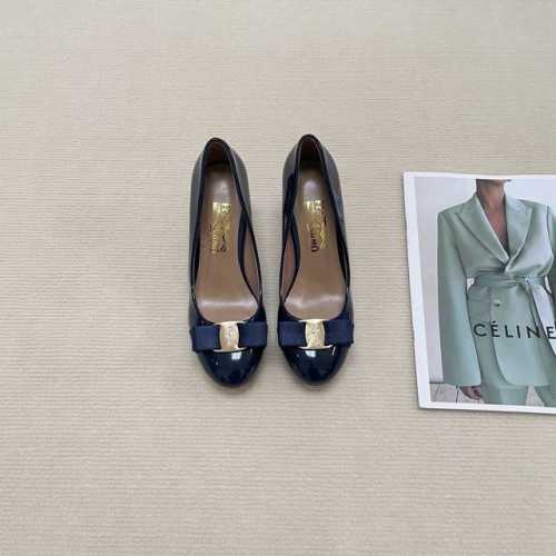 出厂：130 salvatore Ferragamo菲拉格慕 2025顶级专柜 新款限定 官网上新 独家首发 菲拉格慕早春 圆头玛丽珍玛丽珍/单鞋/菲拉格慕/菲