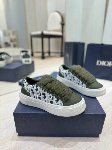 出厂价： 顶级版本 迪奥 2025高定系列新款男鞋 CD 果冻色平底休闲鞋 Dior and STONE ISLAND B33圆头系带帆布滑板鞋 明星同款Obl