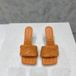 工厂P价P 顶级高版本 代购品质 原版开发Bottega Venetass火爆经典款夏季大编织高跟方凉拖鞋。Bv女士经典款Lido抢手大编织高跟凉鞋爆款，Ins