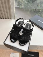 340所见即所得G030顶级品质Chane*25S小香奈儿新款书包扣蝴蝶结玛丽珍单鞋穆勒鞋玛丽珍凉鞋单鞋 材质：原版材质 内里：原版羊皮 大底：原版真皮鞋底 约