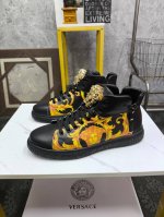 Versace-范思哲 官网同步 专柜品质 时尚简约经典款 进口原版牛皮面料 真皮内里 原版大底 尺码 Size :38-44 45定做不退换 Hf