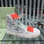 冲量价 情侣款 Off Off White Ow Fw 黄飘带白箭黑色高帮欧美潮鞋 专柜同步采用进口头层牛皮 ，完全1:1复刻，官方同步 原厂特供原版底，橡胶大