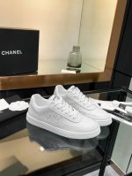Chanel香奈儿25SF最新款 全皮 熊猫配色 小白鞋 休闲 运动鞋 滑板鞋原版购入开发 做货 小香 C家 专柜又一超级大爆款，网红博主小姐姐们的挚爱，社交平