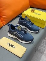 商品名称：Fendi 芬迪 正规码数: 38-44 休闲鞋 商品材料：精选 牛皮鞋面，柔软羊皮内里；原厂大底。