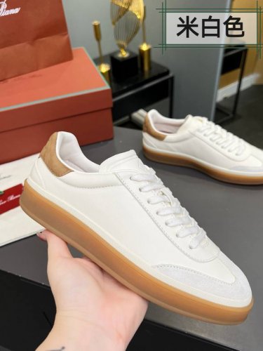 代购级，高版本 意大利 Loro Piana 诺悠翩雅tennis Walk系列 Lp情侣款德训鞋 休闲 运动鞋 板鞋 原版购入开发 做货 这款新款绒面革网球鞋
