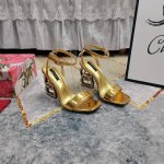 上新 D&G 顶级高版本2025新款DG跟凉鞋出货我们这款可以说是做到了精髓？！技术上我们做到了原汁原味重工打造1面料：进口牛皮2内里：进口羊皮3鞋底：AAA级