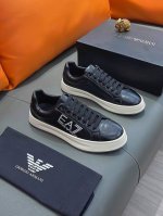 商品名称：ARMANI 阿玛尼 正规码数: 38-44 休闲鞋 商品材料：精选 牛皮鞋面，柔软羊皮垫脚；原厂特供大底。