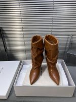 Isabelmarant24秋冬新款复古长靴 高筒靴，慵懒法欧风，飒爆了 自然舒适洒脱时髦精最爱对版进口高丝光牛反绒面料，水染牛里，意大利进口真皮大底，码数35