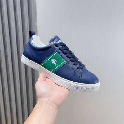 工厂 Lacoste鳄鱼 原版经典款休闲鞋本款是官方主打经典款，1:1质量，原厂名师制作，鞋面采用原版皮革制作，舒适羊皮垫脚 完美楦型，大方时尚的设计，吸引了众