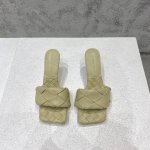 工厂P价P 顶级高版本 代购品质 原版开发Bottega Venetass火爆经典款夏季大编织高跟方凉拖鞋。Bv女士经典款Lido抢手大编织高跟凉鞋爆款，Ins