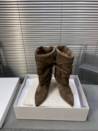 Isabelmarant 秋冬新款复古长靴 高筒靴，慵懒法欧风，飒爆了 自然舒适洒脱时髦精最爱对版进口高丝光牛反绒面料，水染牛里，意大利进口真皮大底，码数35-