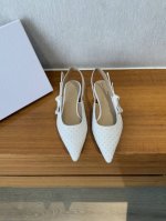 顶级品质P440 dior 经典廷续 Slingback #2025新色# 经典色长期供应！ 精工刺绣鞋面+烫钻工艺，精致绝伦， 每一双放佛都是艺术品，集高贵优