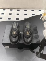 40 41定做不退换 Chanel 24K 2025C菱格单鞋 拖鞋 新出的teddy书包扣乐福鞋真的太爱啦 这款有多火 想必宝宝们都知道 大表姐 刘雯同款乐福
