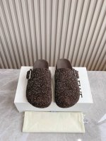 出厂 顶级版本 罗意威Loewe 25 Campo早春半拖鞋来自秀场延续品牌设计师Jonathan Anderson一贯的玩味主义色彩新款Campo玛丽珍穆勒鞋