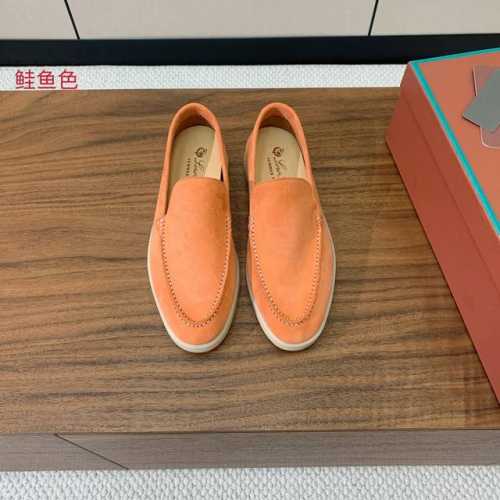 高版本 男款10 Loro Piana 光面乐福鞋。意大利顶级羊绒复古优雅低调奢华。时尚性与皮料实用性同样兼具依然全网最高品质。鞋面羊京丝质柔滑。手工缝线，水染