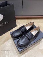 顶级版本 Chane**24D新款乐福鞋 小牛皮面羊里3层皮底size35 36 37 38 39 订40不退换