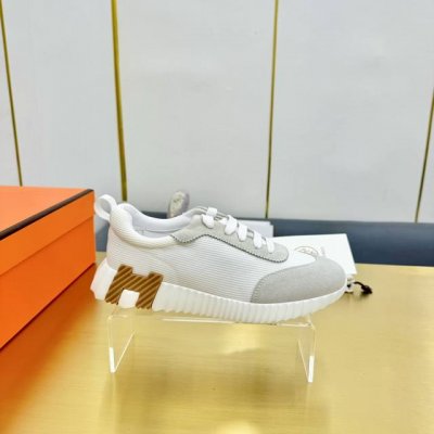 高版本 男40 私家顶级版本 爱马仕hermes2024春夏新款情侣运动休闲鞋系列 经典运动风格+英伦拼色设计，经典耐看！原版倒模楦型，极致1:1形体，进口高端