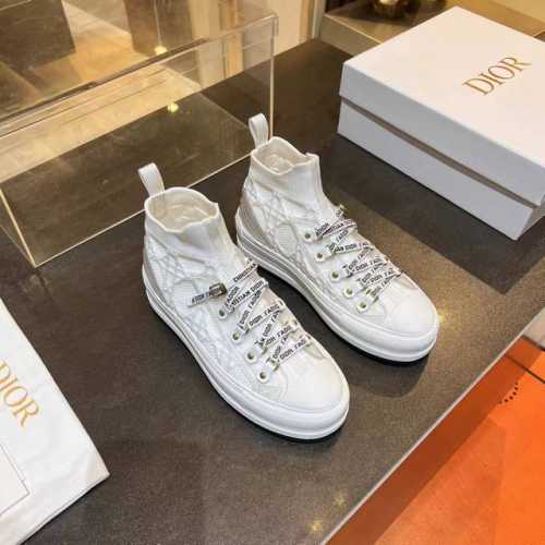 冲量价 Dior 迪奥 秋冬新款walk‘N厚底绑带休闲滑板鞋 Cd字母logo织带暗花梭织拼色帆布忙侣款运动鞋 市面顶级高端版本 材质:原版进口环保梭织鞋面
