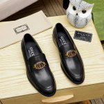 工厂价 古驰 GUCCI 官网男士商务正装皮鞋更新香港专柜同步新款完全一比一复刻出货专柜品质零差距0外均采用进口牛皮制作+皮内里制作，黑色，配码 39-45 3