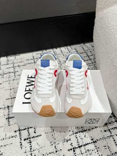情侣款 顶级版本Loewe 罗意威 25 最新走秀款 Ballet Runner 2.0情侣款 芭蕾 休闲 运动鞋 德训鞋 阿甘鞋原版购入开发 做货 面料对版