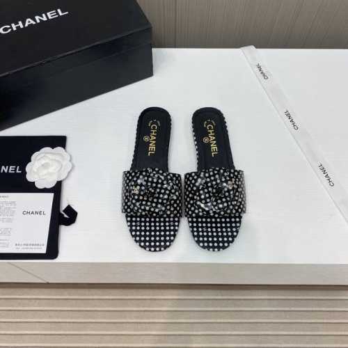 出厂价 Chanel 香奈儿 24Ss 山茶花拖鞋 自留款，真皮底，蝴蝶结的点缀，上脚美到爆，简简单单，夏天必须要有的小凉鞋 对版开发，随便暴走不磨脚，称霸整个