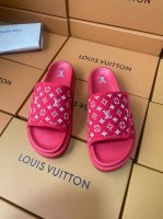 Loui* Vuitto* 顶级原单 Size：38-44 45定制 Th 路易威登~奢品拖鞋顶级代购 Lv男士春夏拖鞋专柜同步 鞋面意大利进口牛皮面料，标志图
