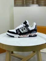 工厂价 顶级版本 生肖3D打印系列 Louis Vuitton 情侣款 专柜系列 原单 新款lv路易威登 顶级版本 Lv经典高帮潮鞋！选用进口原版小牛皮 水染牛
