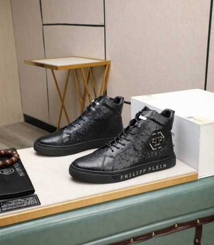 出厂价 2024爆款来袭 Philipp Plein 德国pp菲利普官网新款上市 完美造型打造顶级品质橡胶耐磨大底 鞋面牛皮面料定制五金，真皮内里，鞋型饱满 立